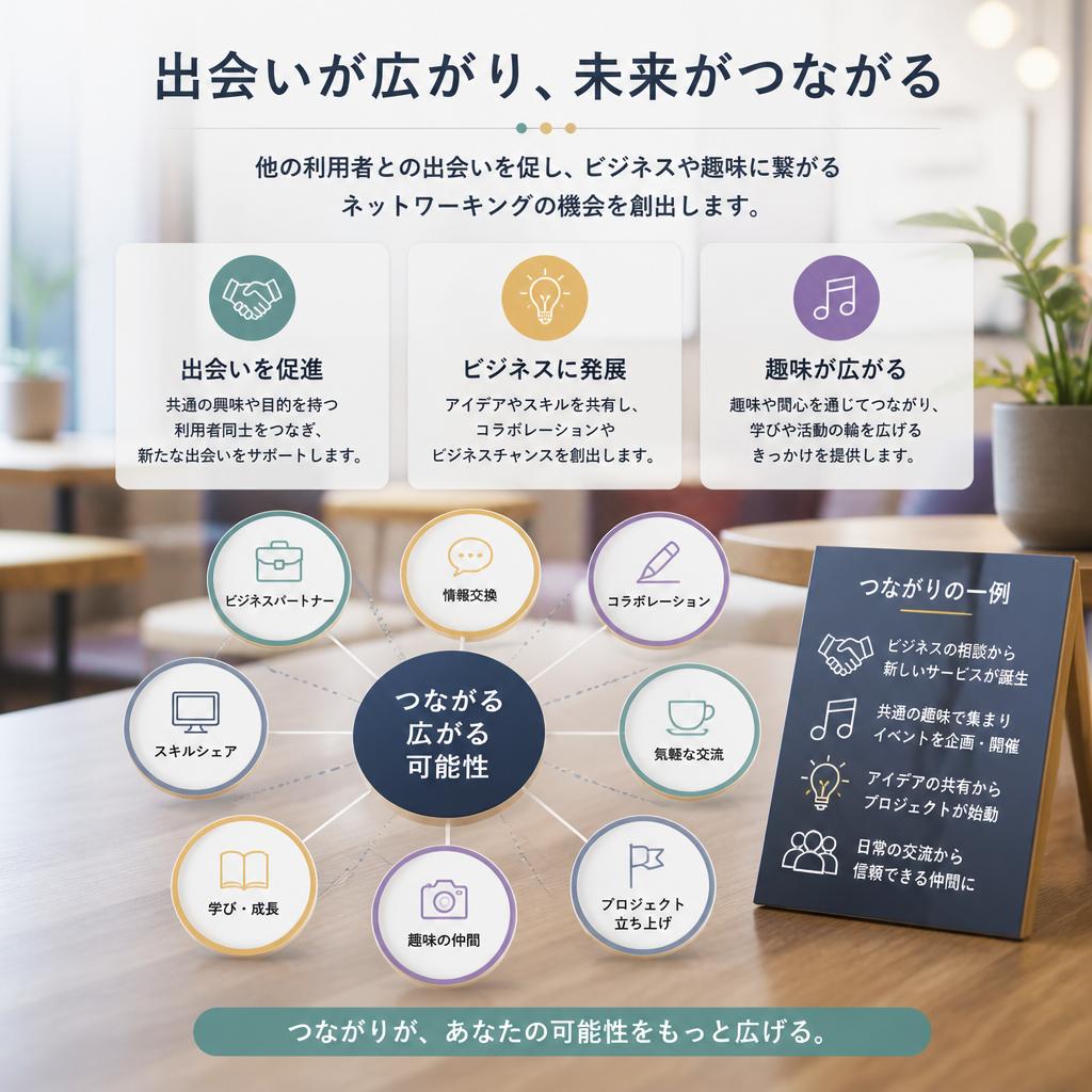 ネットワーキングの場を提供