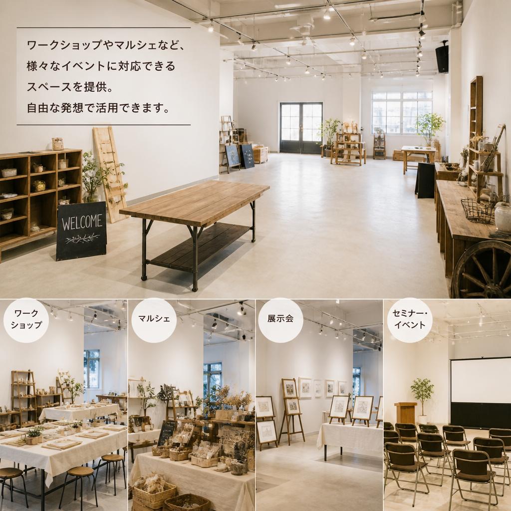 多彩なイベントスペースの活用法